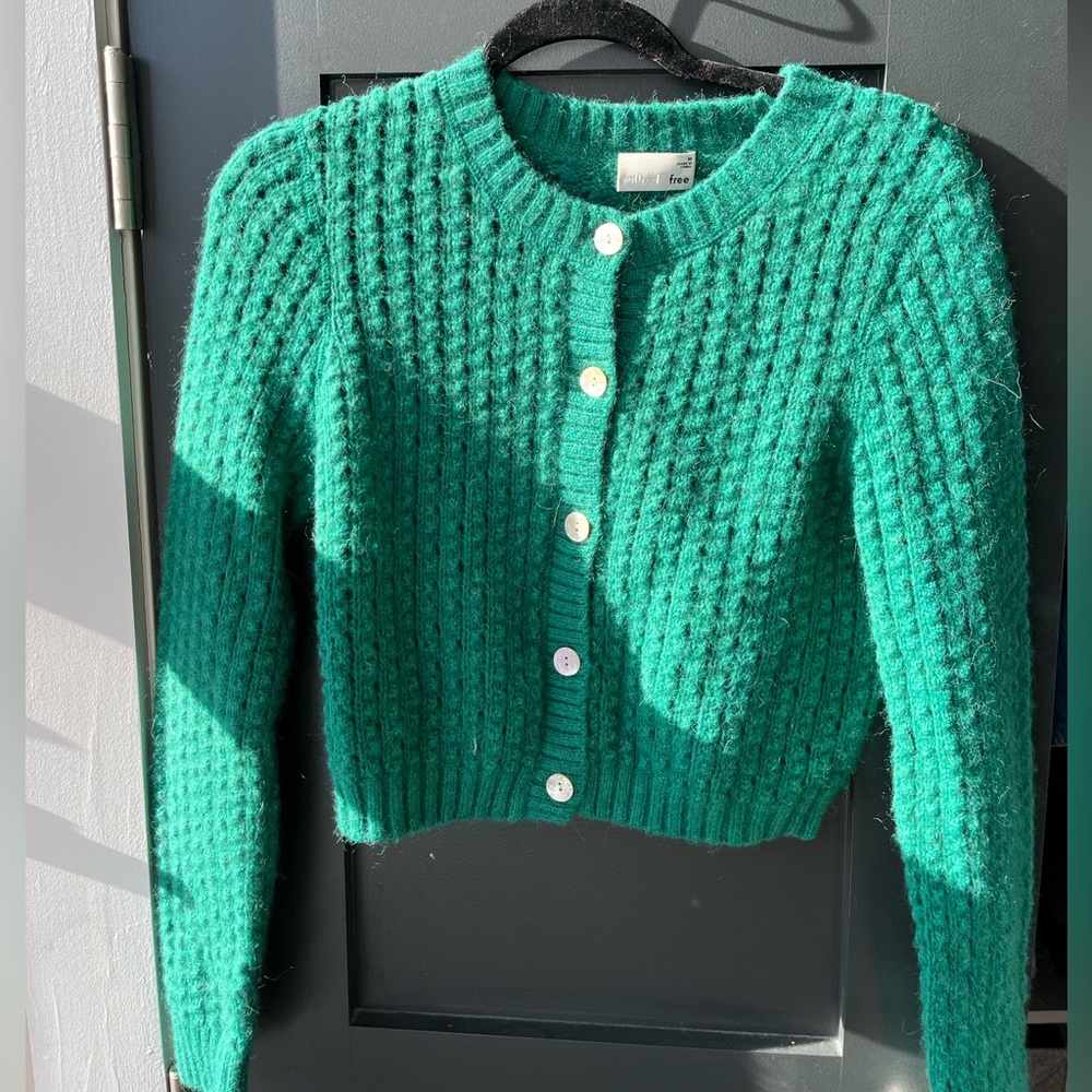 Aritzia Wilfred free mohair cardigan